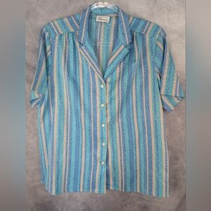 Levi Strauss & Co. Vintage Blouse No Size Tag Probably Size M